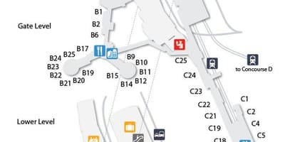 Карта на Лас Вегас аеродром