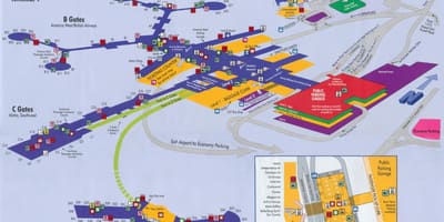 Карта на McCarran аеродром